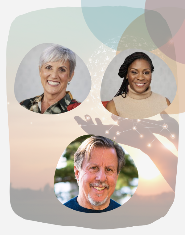 image featuring headshots of Pam Krause, Crystal Jones and Dick Schwartz